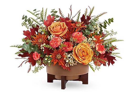 Modern Copper Centerpiece